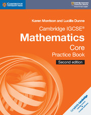 Couverture de l’ouvrage Cambridge IGCSE® Mathematics Core Practice Book