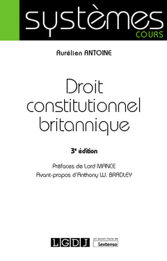 Cover of the book Droit constitutionnel britannique
