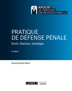Cover of the book Pratique de défense pénale