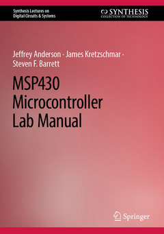 Couverture de l’ouvrage MSP430 Microcontroller Lab Manual