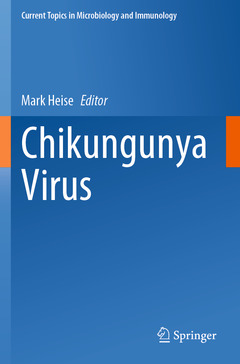 Couverture de l’ouvrage Chikungunya Virus