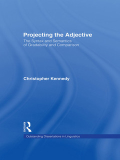 Couverture de l’ouvrage Projecting the Adjective