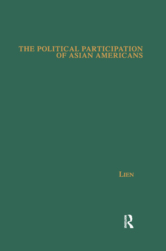 Couverture de l’ouvrage The Political Participation of Asian Americans
