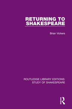 Couverture de l’ouvrage Returning to Shakespeare