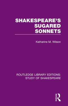 Couverture de l’ouvrage Shakespeare’s Sugared Sonnets