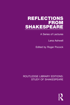 Couverture de l’ouvrage Reflections From Shakespeare