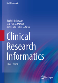 Couverture de l’ouvrage Clinical Research Informatics