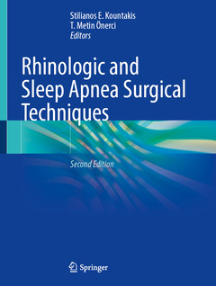 Couverture de l’ouvrage Rhinologic and Sleep Apnea Surgical Techniques