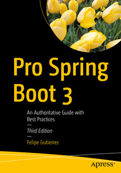 Couverture de l’ouvrage Pro Spring Boot 3