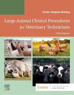 Couverture de l’ouvrage Large Animal Clinical Procedures for Veterinary Technicians