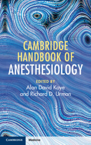 Couverture de l’ouvrage Cambridge Handbook of Anesthesiology