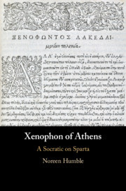 Couverture de l’ouvrage Xenophon of Athens