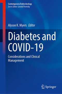 Couverture de l’ouvrage Diabetes and COVID-19