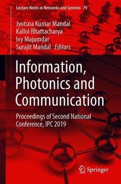 Couverture de l’ouvrage Information, Photonics and Communication
