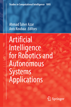 Couverture de l’ouvrage Artificial Intelligence for Robotics and Autonomous Systems Applications