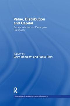 Couverture de l’ouvrage Value, Distribution and Capital
