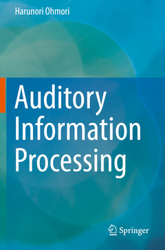 Couverture de l’ouvrage Auditory Information Processing