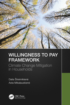 Couverture de l’ouvrage Willingness to Pay Framework