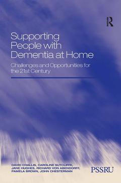 Couverture de l’ouvrage Supporting People with Dementia at Home
