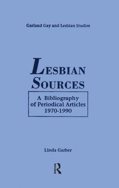Couverture de l’ouvrage Lesbian Sources