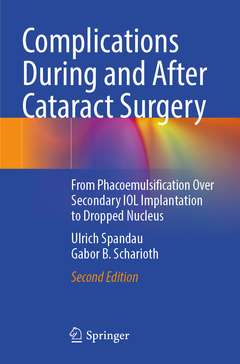 Couverture de l’ouvrage Complications During and After Cataract Surgery