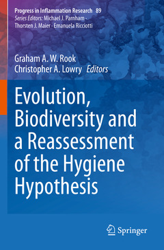 Couverture de l’ouvrage Evolution, Biodiversity and a Reassessment of the Hygiene Hypothesis