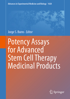 Couverture de l’ouvrage Potency Assays for Advanced Stem Cell Therapy Medicinal Products