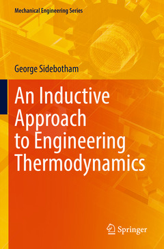 Couverture de l’ouvrage An Inductive Approach to Engineering Thermodynamics
