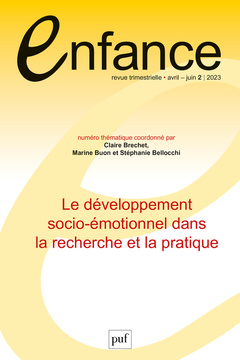 Cover of the book Enfance 2023, n.75(2)