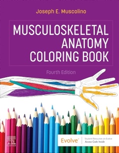 Couverture de l’ouvrage Musculoskeletal Anatomy Coloring Book