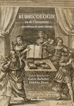 Couverture de l’ouvrage Rubricologie
