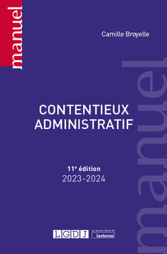 Couverture de l’ouvrage Contentieux administratif