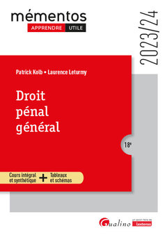 Cover of the book Droit pénal général