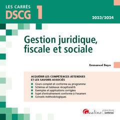 Couverture de l’ouvrage DSCG 1 - Gestion juridique, fiscale et sociale