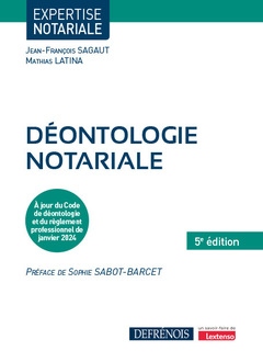 Couverture de l’ouvrage Déontologie notariale