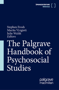 Couverture de l’ouvrage The Palgrave Handbook of Psychosocial Studies