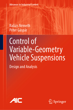 Couverture de l’ouvrage Control of Variable-Geometry Vehicle Suspensions
