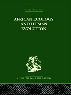 Couverture de l’ouvrage African Ecology and Human Evolution