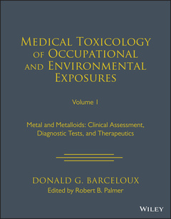 Couverture de l’ouvrage Medical Toxicology: Occupational and Environmental Exposures