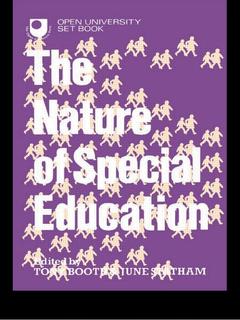 Couverture de l’ouvrage The Nature of Special Education