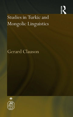 Couverture de l’ouvrage Studies in Turkic and Mongolic Linguistics