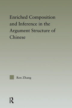 Couverture de l’ouvrage Enriched Composition and Inference in the Argument Structure of Chinese