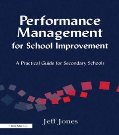 Couverture de l’ouvrage Performance Management for School Improvement