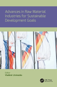 Couverture de l’ouvrage Advances in raw material industries for sustainable development goals
