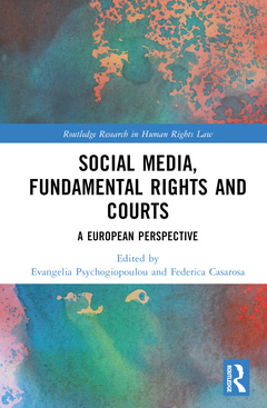 Couverture de l’ouvrage Social Media, Fundamental Rights and Courts