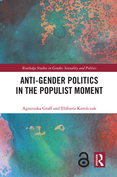 Couverture de l’ouvrage Anti-Gender Politics in the Populist Moment