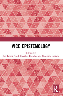 Couverture de l’ouvrage Vice Epistemology