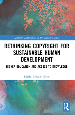 Couverture de l’ouvrage Rethinking Copyright for Sustainable Human Development