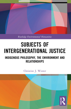 Couverture de l’ouvrage Subjects of Intergenerational Justice