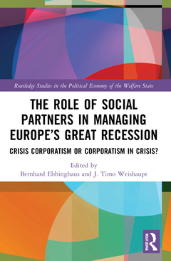 Couverture de l’ouvrage The Role of Social Partners in Managing Europe’s Great Recession
